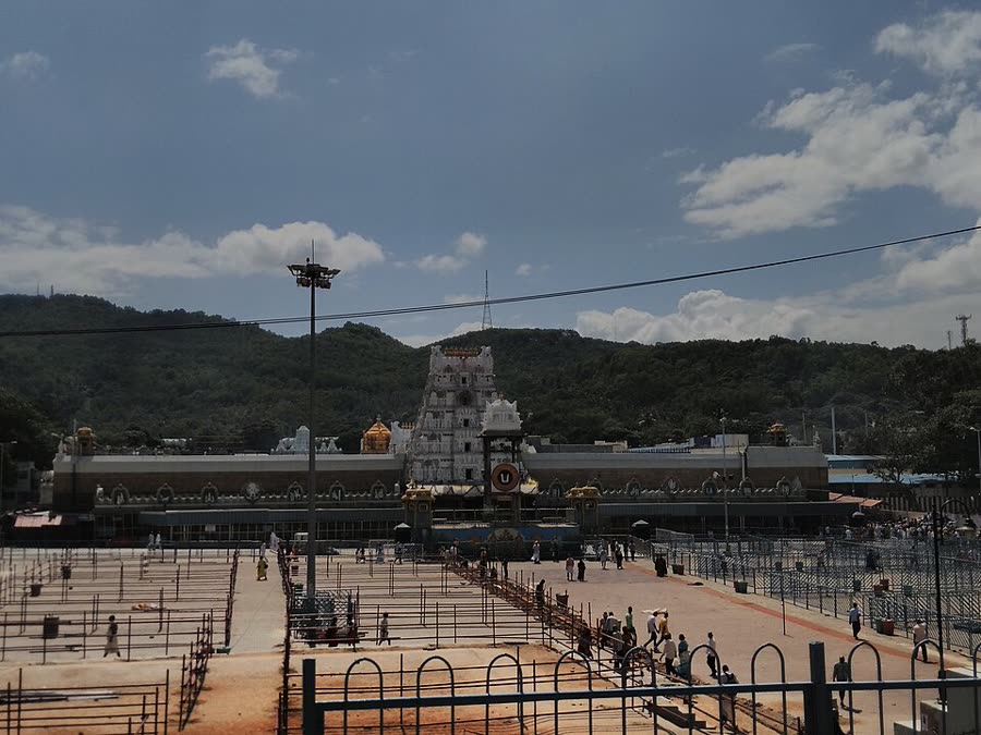 Tirumala Venkateswara Temple in Tirupati, Andhra Pradesh