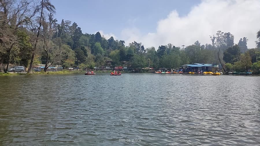 Emerald Lake in the hill station of Yercaud, Tamil Nadu