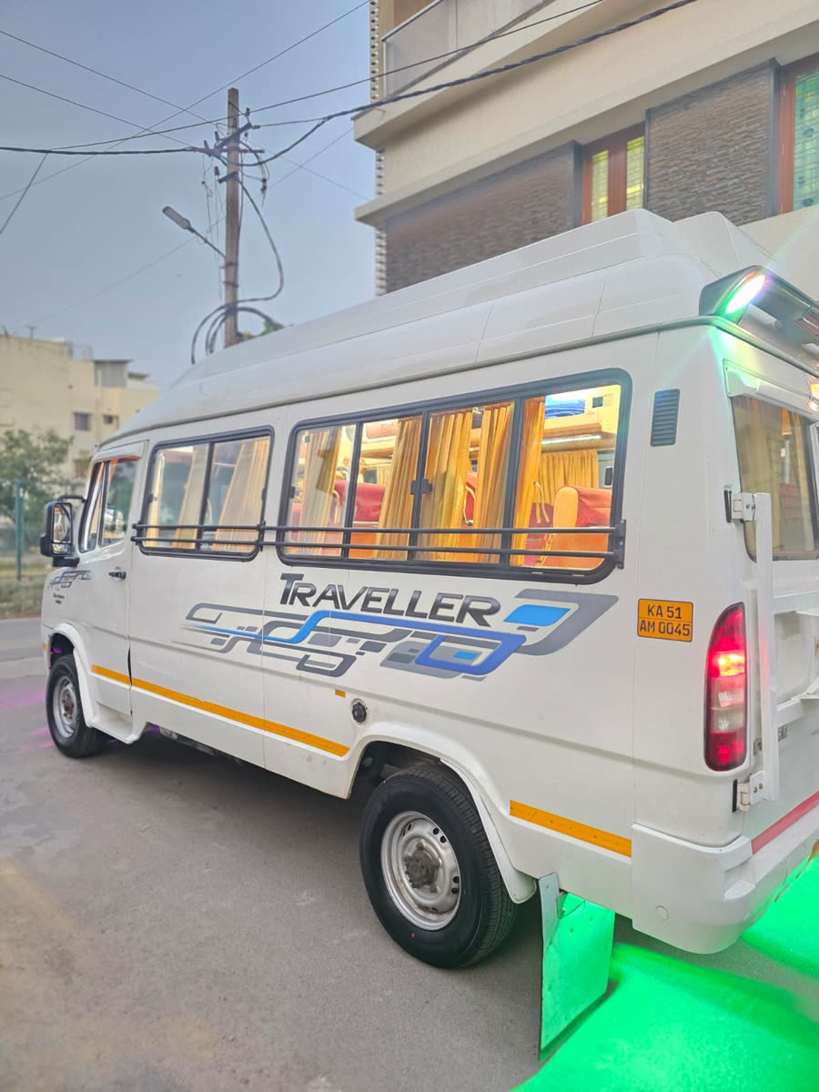 21+1 seater Mini Bus interior for corporate bus rental