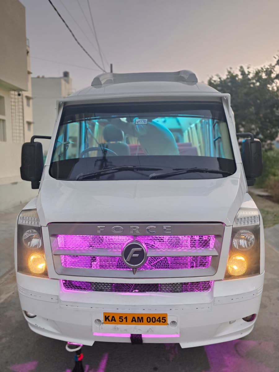 12+1 seater Tempo Traveller for employee transport